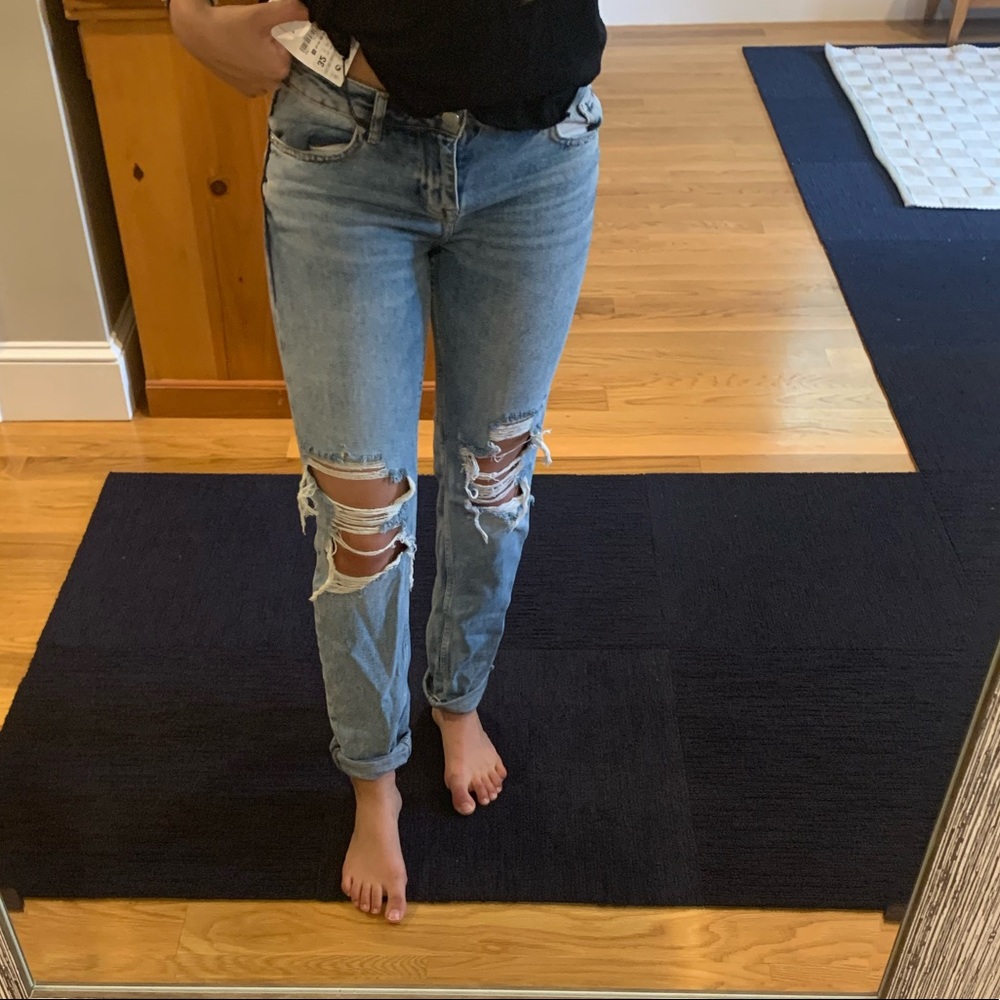 NWT Zara straight leg jeans